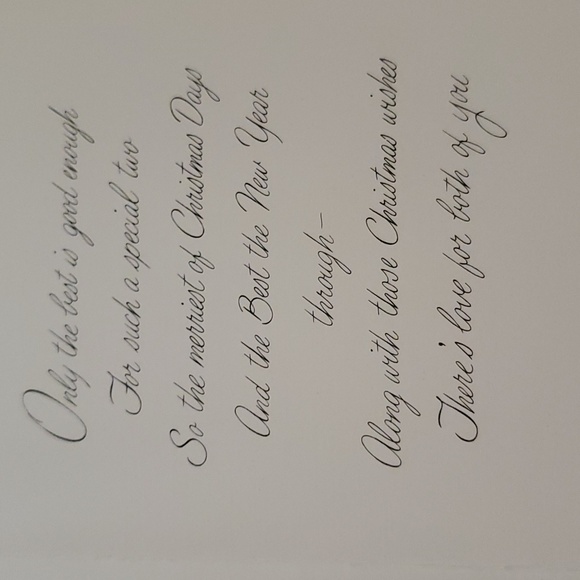 Vtg, 1940's Unused Norcross Holiday Card for Aunt and Uncle / with Envelope - Picture 5 of 8